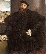 Lorenzo Lotto Portrat eines Edelmannes painting